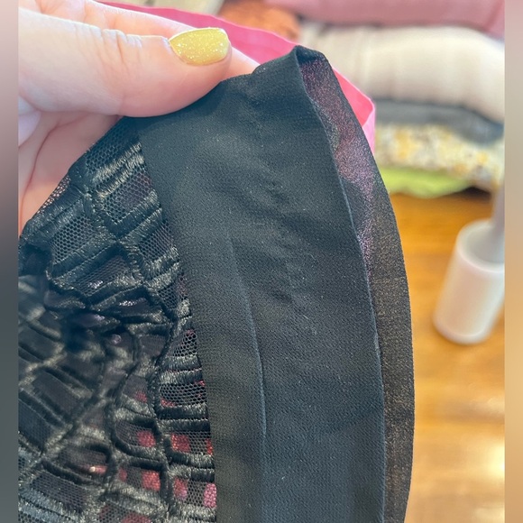 Banana Republic Women’s Mesh Square See Through Short Sleeve Top oversized boxy - Picture 5 of 5